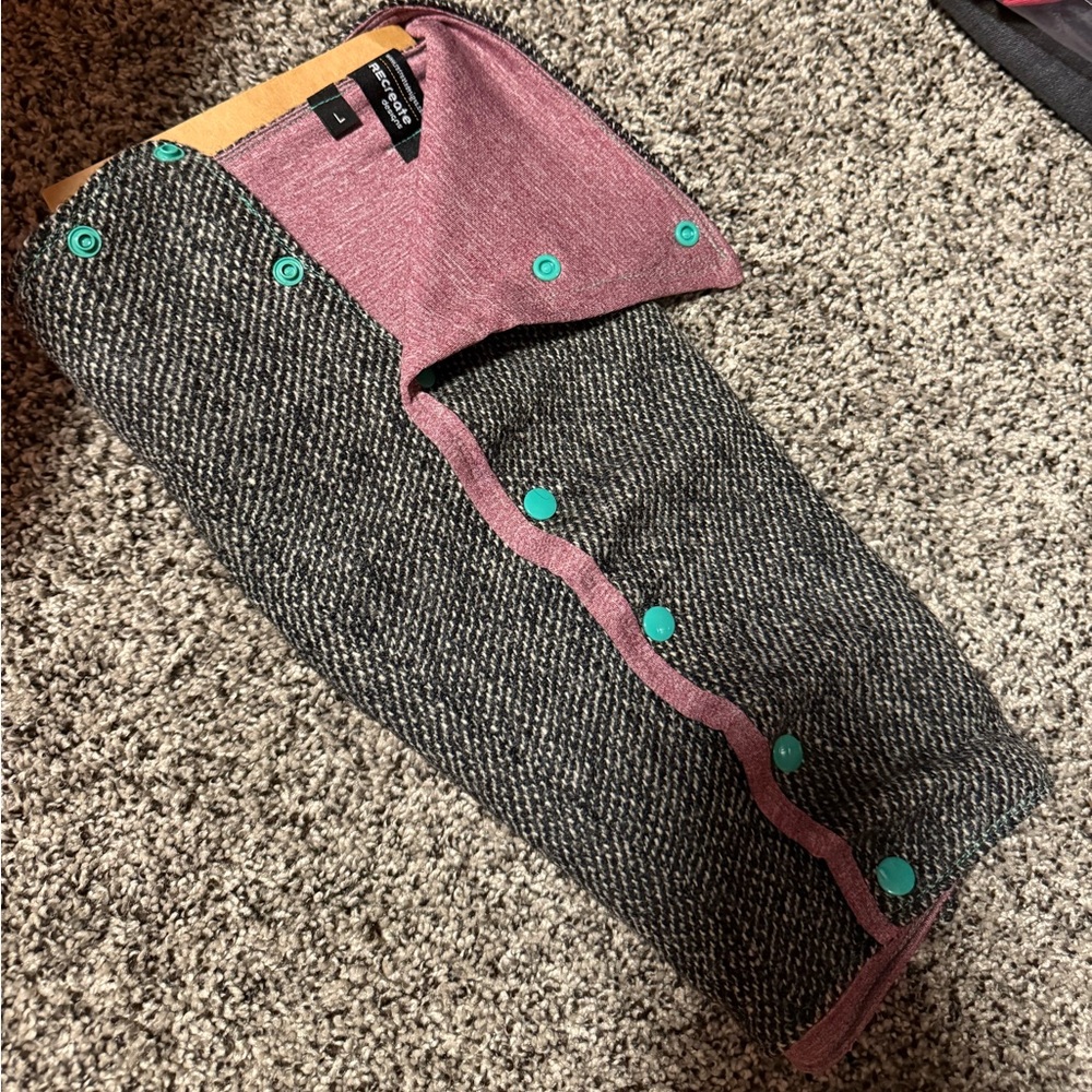 NEW Black and Pink Tweed Leg Warmers